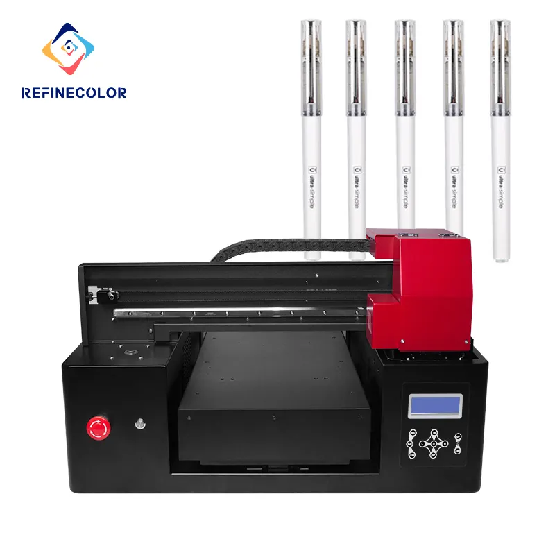 RF-ZZ1S थोक ऑटो यूवी प्रिंटर 33*60 XP600 एक्रिलिक लकड़ी प्रिंटिंग मशीन यूवी ड्रकर फोन के मामले में प्रिंटर