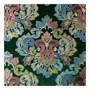 Tissu de tapisserie de canapé tissé en velours brodé de haute qualité, 100% Polyester, pour meubles et textiles, nouvelle collection
