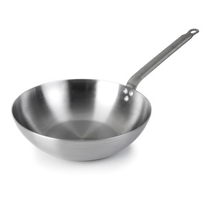 Wok in acciaio inox da 14 pollici per cucinare a wok - Product Image 1