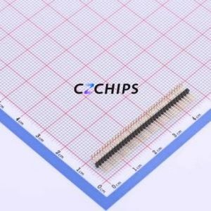 X1311WR-36J-C26D40 Pin Header Bent Lead Through Hole,P=1.27mm Connector 1x36P 1.27mm 1.27mm Pin Header - Product Image 1
