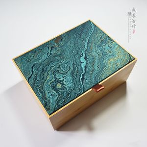 Bamboo Gift Box Rectangle Customizable Tea Wine Storage Packaging For Festival With Foam Insert - Product Image 3
