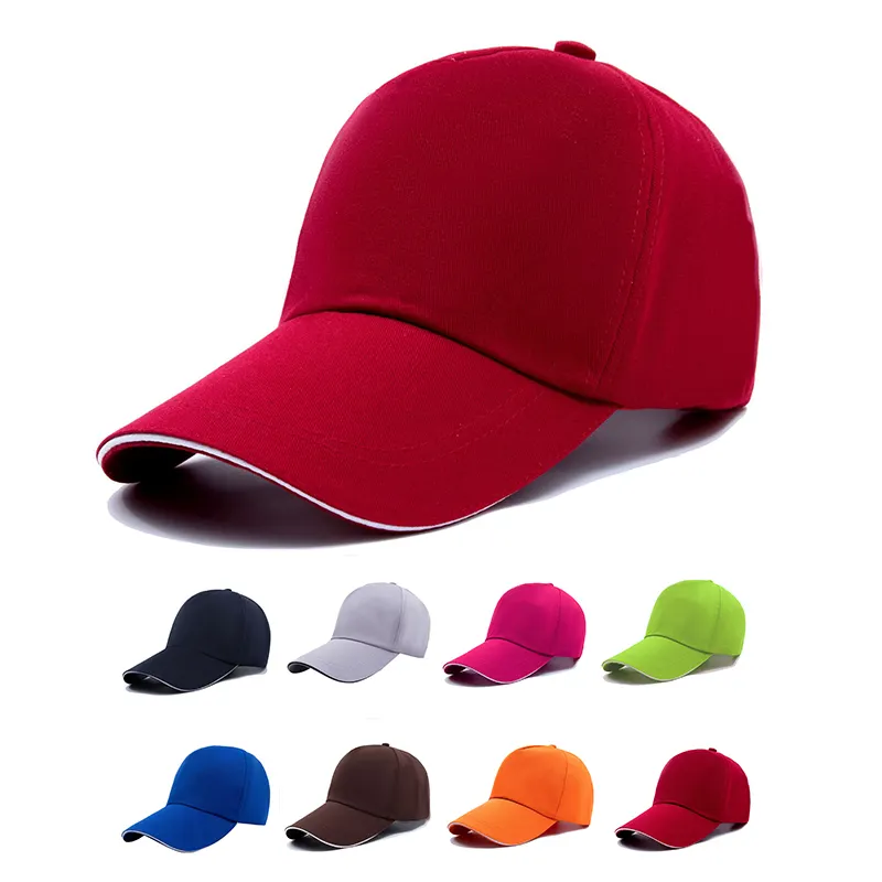 großhandel günstige einfarbige lange geschenkkante bestickte mütze, weich strukturierte blanko individualisierte baseballmütze hersteller