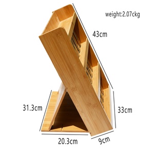 <span class=keywords><strong>Portaspezie</strong></span> in bambù 2026 per piano di lavoro, ecologico, salvaspazio, organizer in <span class=keywords><strong>legno</strong></span> a 3 livelli con cassetto per barattoli, per armadietto - Product Image 3
