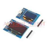 Papan Pengembangan ESP32-C3 dengan Layar PMOLED 1,3 Inci (128x64) WiFi untuk Modul IoT Antena Keramik