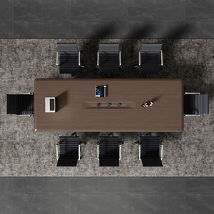 Mesa de Conferencia Extensible de Madera de Diseño Moderno y Lujoso, Duradera, Nuevo Modelo de Muebles de Oficina Comerciales - Product Image 4