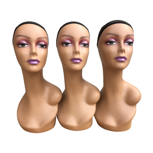 European <strong>Style</strong> Makeup Dummy <strong>Heads</strong> Glasses Hat Display Mannequin <strong>Head</strong> With High and Low Shoulder for Display Wigs Jewelry Caps - Product Image 1
