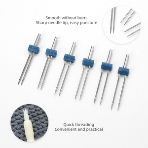 JP Sewing Machine Tool Accessories Dual <strong>Needle</strong> 2MM/3MM/4MM <strong>Double</strong> Head Sewing Machine <strong>Needle</strong> - Product Image 2