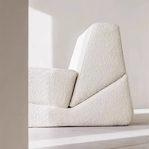 Vacuum Compressed Single <b>Sofa</b> Chair <b>Small</b> Apartment Hotel Fabric Leisure Lazy Armchair For Homestay - Product Image 3