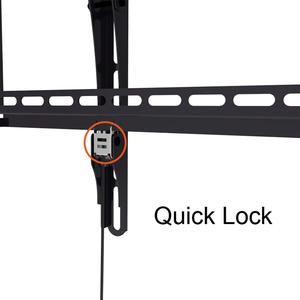 चारमाउंट त्वरित लॉक मैक्स वेसा 600*400 मिमी उच्च गुणवत्ता वाले टीवी माउंट टिल्ट फिक्स्ड दीवार माउंट - Product Image 3