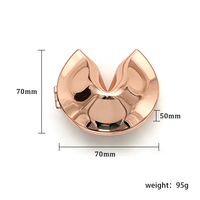 Professeur préféré Vintage cadeau mode acier inoxydable métal 3d aluminium or argent chanceux Fortune Cookie porte-clés