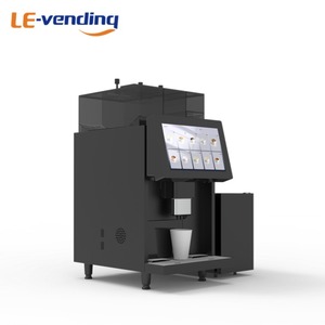 Máquina Expendedora de Café Molido con Sistema de Enfriamiento de Leche Fresca, Latte, Cappuccino, Americano, Espresso para Uso Comercial LE330A Dos - Product Image 5