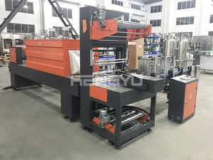 HENGYU OEM Kolay Kullanımlı Elektrikli L-tipi PLC Kontrollü Motorlu Isı Daralan Film Paketleme Makinesi İçecek Şişeleri için - Product Image 6