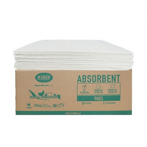 SABER Eco-Friendly Industrial Oil Cleanup Pads Model SO200-PD Heavy Duty 100% Polypropylene Oil Absorbent for Workshop Factory - Product Image 1