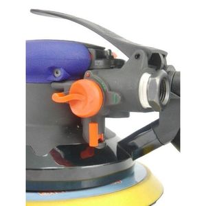 Ponceuse orbitale pneumatique pneumatique sans clé à levier de sécurité pour aspirateur central personnalisé de 5 pouces 12000 tr/min avec couvercle anti-poussière inférieur - Product Image 5