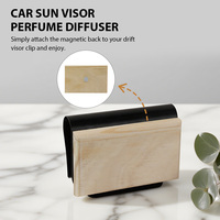 Diffuseur d'air pour voiture au design populaire, différents parfums, kit de démarrage de diffuseur d'air, diffuseur d'air en bois longue durée, élimination des odeurs