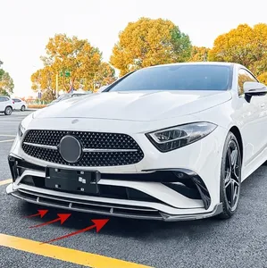 สตาร์นาฟ สำหรับเมอร์เซเดส เบนซ์ ซีแอลเอส คลาส C257 CLS300 CLS350 CLS450 CLS53 AMG Line 2018+ ชุดแต่งกันชนหน้า ดิฟฟิวเซอร์ สปอยเลอร์ ลิปการ์ด ทริม - Product Image 3