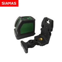 Outil de marquage laser à nivellement automatique à 2 lignes de niveau laser vert SIAMAS 1V1H avec support mural magnétique
