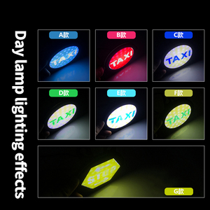 1pcs TAXI coche cola semáforo con gel de sílice de mazorca led luz trasera de niebla de coche de la motocicleta para sistema - Product Image 4