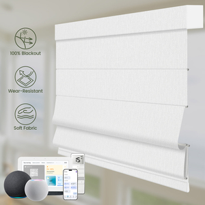 Stores romains motorisés intelligents sur mesure, stores romains électriques pour fenêtres - Product Image 2