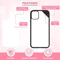 Étui de sublimation personnalisé en aluminium 2D pour iPhone 16 Pro Max S25 Ultra, coque de téléphone portable vierge pour sublimation