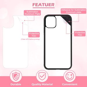 Tùy chỉnh 2D tấm nhôm truyền nhiệt thăng hoa trường hợp đối với iPhone 16 Pro Max S25 siêu trống thăng hoa điện thoại di động trường hợp - Product Image 6