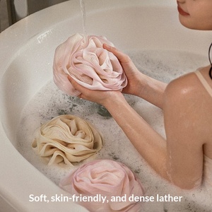 Cross-border PE Bath Ball Non-Shedding Extra-Large Durable Bath Sponge Perfect <strong>Scrubbing</strong> <strong>Back</strong> Made in China Model ZLF0062 - Product Image 4