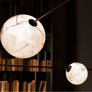 Creative Designer Silk Chandelier Round <b>Led</b> <b>Light</b> For Living Room Bedroom Home Decor - Product Image 4