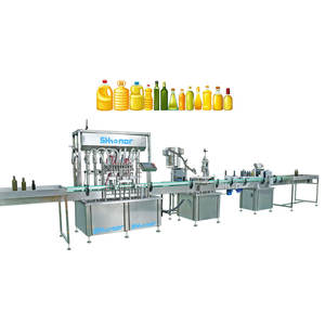 Machine de remplissage automatique à prix abordable pour huile d'olive, huile de tournesol, huile comestible et boissons, pour canettes et bouteilles en plastique avec piston - Product Image 1