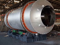 Sécheur rotatif à tambour triple passage TZSH, teneur en humidité de 0,5 % pour le traitement des produits chimiques, économie d'énergie, moteur et boîte de vitesses
