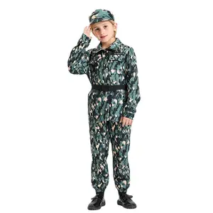 Professional special forces Cosplay Soldier Uniform Suit commando units Costume Halloween Boy clothing