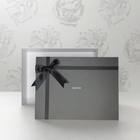 Boîte de base et couvercle amovible de luxe en carton personnalisé avec emballage sur l'épaule Boîte-cadeau