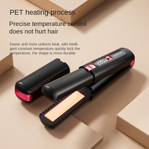 Lisseur portable sans fil transfrontalier avec écran LCD, plaques en céramique tourmaline, ne domine pas la peau - Product Image 3