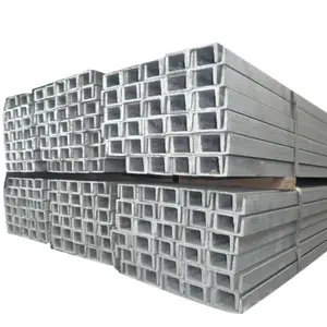 Standart boyutları U kanal karbon çelik ucuz delikli boyutu Q235 çelik yapı U profil kanal karbon çelik