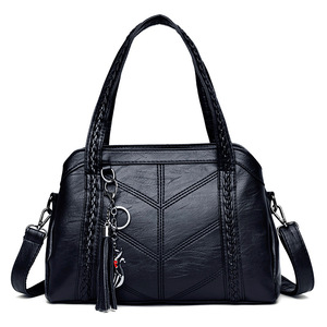 Bolso Bandolera Retro Impermeable de 1L para Mujer, Estilo Europeo Americano, de Hombro Único, para Mujeres de Mediana Edad, de Gran Venta en Comercio Exterior - Product Image 1