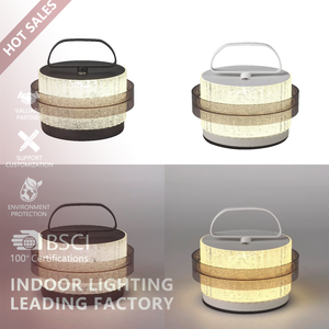 โคมไฟตั้งโต๊ะแบบชาร์จไฟได้หลายฟังก์ชันไฟกลางคืนหรี่แสงได้บรรยากาศหรูหรา - Product Image 1