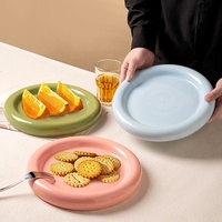 Assiettes à steak et à dessert en céramique Lelyi, modernes, écologiques, minimalistes, personnalisées, pour restaurants haut de gamme, hôtels, créatives