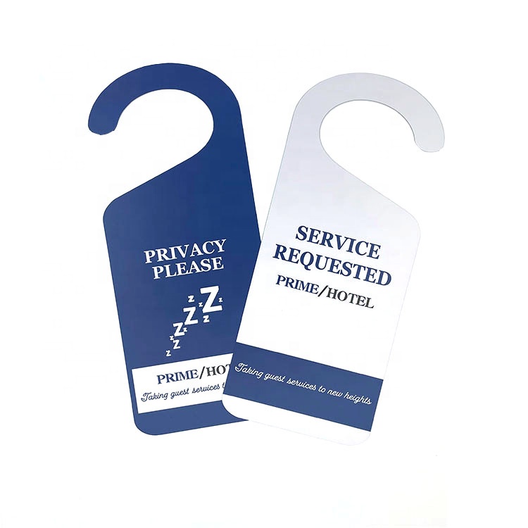 Plastic PVC Door Knob Hangers Door Knob Signs PVC Home Hotel Office Decoration