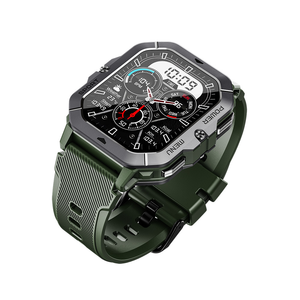 C28 thể thao ngoài trời smartwatch cho nam giới <span class=keywords><strong>2</strong></span>.02 inch 1ATM không thấm nước IP67 tiêu chuẩn BT cuộc gọi Bộ nhớ lớn 410mAh pin 28 ngày sử dụng - Product Image 2