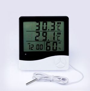 Eletrônico LCD Termômetro Higrômetro HTC-2 Indoor outdoor Digital Termômetro Higrômetro - Product Image 1