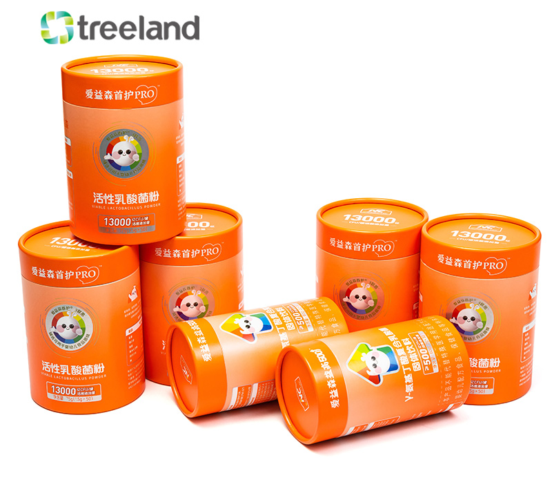 Luxury Eco-Friendly Customized Print Paper Tube Box Craft Paper Cardboard Packaging For Food And Gift
