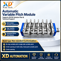 Module multi-stations à pas variable de précision avec guide linéaire pour équipement d'automatisation de précision
