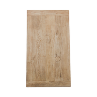 Table à manger en bois d'orme massif récupéré, style rustique vintage, best-seller en gros