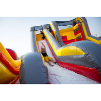 Château gonflable commercial en PVC avec une capacité de plus de 500 kg pour adultes - Parcours d'obstacles et jeux d'escalade