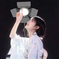 800W Lampu Depan Merah 3200K LED Bohlam Tungsten Studio Cahaya Isi Sorotan Tembak Profesional Pengaturan Cahaya Stepless