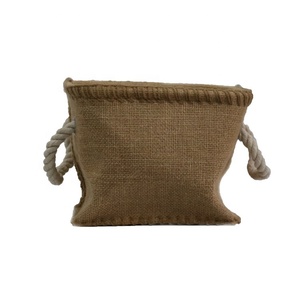 Casual Simple de <span class=keywords><strong>lino</strong></span> amarillo <span class=keywords><strong>mango</strong></span> bebé bolsos de almacenamiento cesta para ropa de casa - Product Image 4