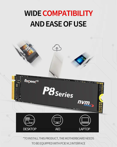 Faspeed M.2 NVMe PCIe Gen3 SSD 512GB nội bộ ổ đĩa trạng thái rắn với 3300 MB/giây đọc/2500 Mb/giây Tốc độ ghi - Product Image 3