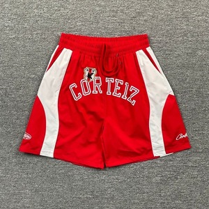 Shorts de sport pour homme style <span class=keywords><strong>Corteiz</strong></span>, séchage rapide, en mesh, pour basketball, taille élastique, color block, streetwear, décontracté, pour la course à pied - Product Image 4
