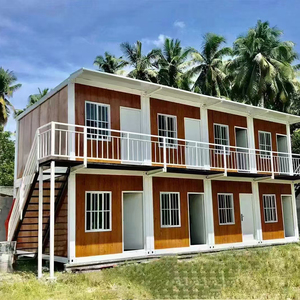 บ้านสำเร็จรูปเหล็กจากโรงงาน EU ขายตรง บ้านคอนเทนเนอร์แบบขยายได้ บ้านสำเร็จรูปแบบโมดูลาร์ บ้านคอนเทนเนอร์แบบพกพา ดีไซน์แบบพอร์ทัล - Product Image 1