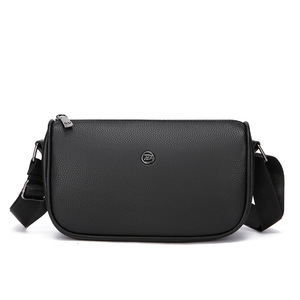 Custom Unisex Crossbody <b>Bag</b> PU Leather Custom Leather <b>Shoulder</b> <b>Bag</b> <b>Small</b> Messenger <b>Bag</b> - Product Image 2