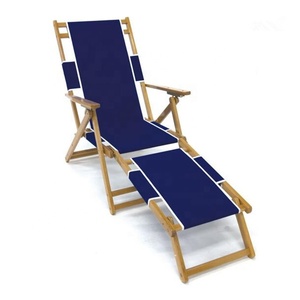 Sillón de playa <span class=keywords><strong>plegable</strong></span> de madera cómodo para exteriores <span class=keywords><strong>con</strong></span> reposapiés haya Pino Oxford playa para piscina Hotel <span class=keywords><strong>tumbona</strong></span> - Product Image 5